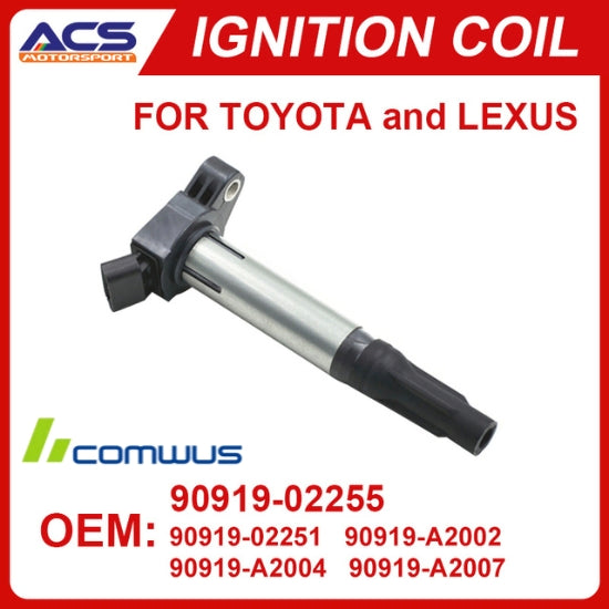 Ignition Coil Pack Spark Plugs Replacement for 3.5 V6 Toyota Sienna Avalon Camry Highlander Rav4 Venza Lexus RX350 ES350 RX450h 2007 2008 2009 2010 2011 2012 2013 2014 2015, 90919-A2007, UF487