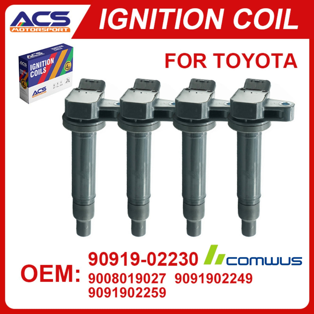 1/4 PCS Ignition Coils Denso 90919-02230 9091902249 9091902259 9008019027 0986AG0507 0986AG0713 UF230 UF493 Fit For Toyota Tundra 4.7L V8 2001-2009