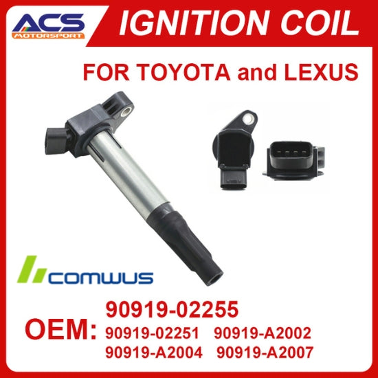 Ignition Coil Pack Spark Plugs Replacement for 3.5 V6 Toyota Sienna Avalon Camry Highlander Rav4 Venza Lexus RX350 ES350 RX450h 2007 2008 2009 2010 2011 2012 2013 2014 2015, 90919-A2007, UF487