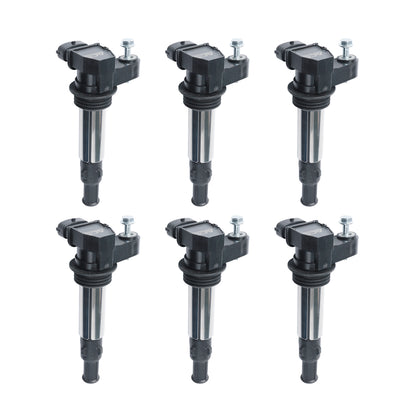 Ignition Coil Pack for Buick Allure Enclave LaCrosse Cadillac ATS CTS SRX STS Chevy Camaro Caprice Captiva Sport Colorado Equinox Impala Limited Malibu Traverse GMC Acadia Limited Canyon 6 Pcs